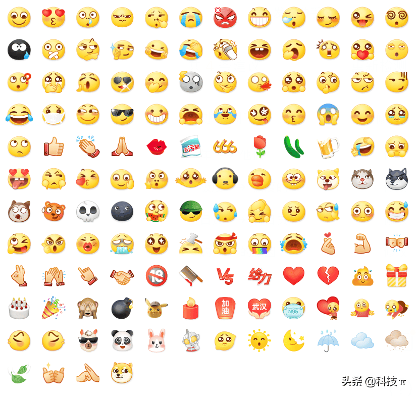微信表情含义图解大全2022（emoji表情对照表）