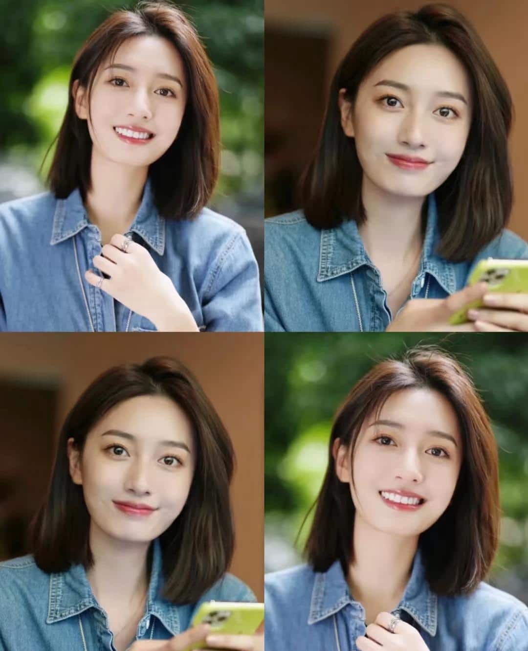 韩系短发发型图片女减龄2022锁骨发(秋季流行减龄帅气圆脸显脸小)
