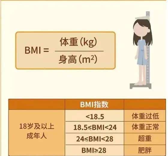 身高体重标准表2022(男女生成人体重身高标准对照表图片）