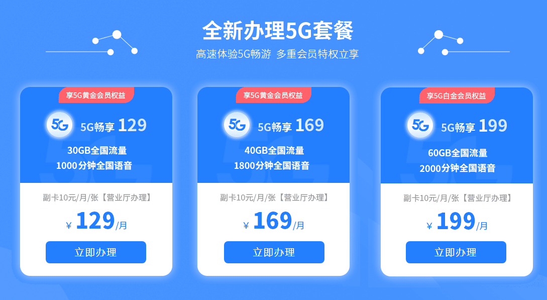 中国移动套餐价格表2022（最新资费标准18,38,59元套餐是多少流量） 5