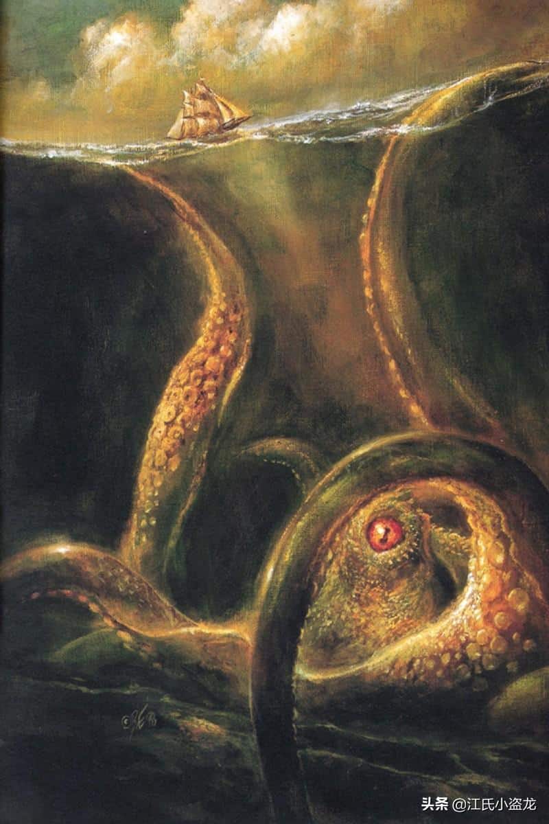 大王乌贼真的存在吗（世界发现80米长巨型章鱼长什么样图片） 3
