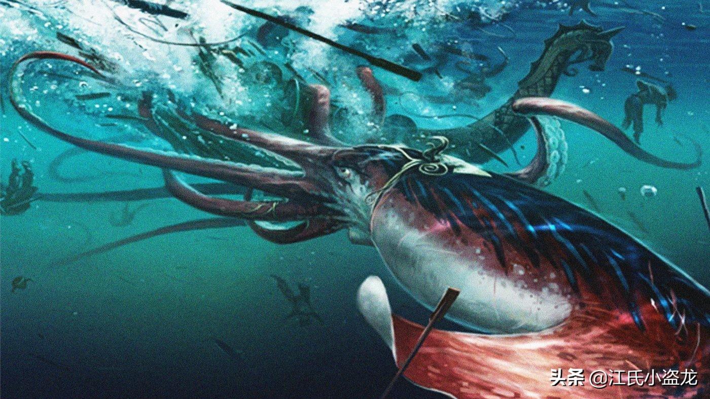 大王乌贼真的存在吗（世界发现80米长巨型章鱼长什么样图片） 25