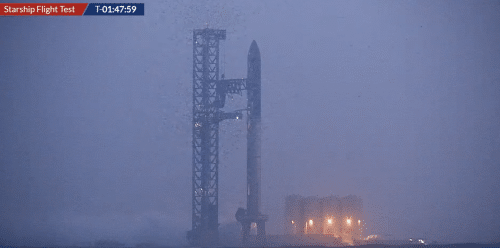 大雾弥漫依然要飞，马斯克称 SpaceX 计划于 21:28 前尝试发射星舰