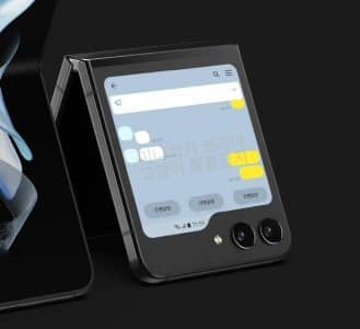 三星Galaxy Z Flip5渲染图：3.4英寸异形外屏来袭，8月份正式发布